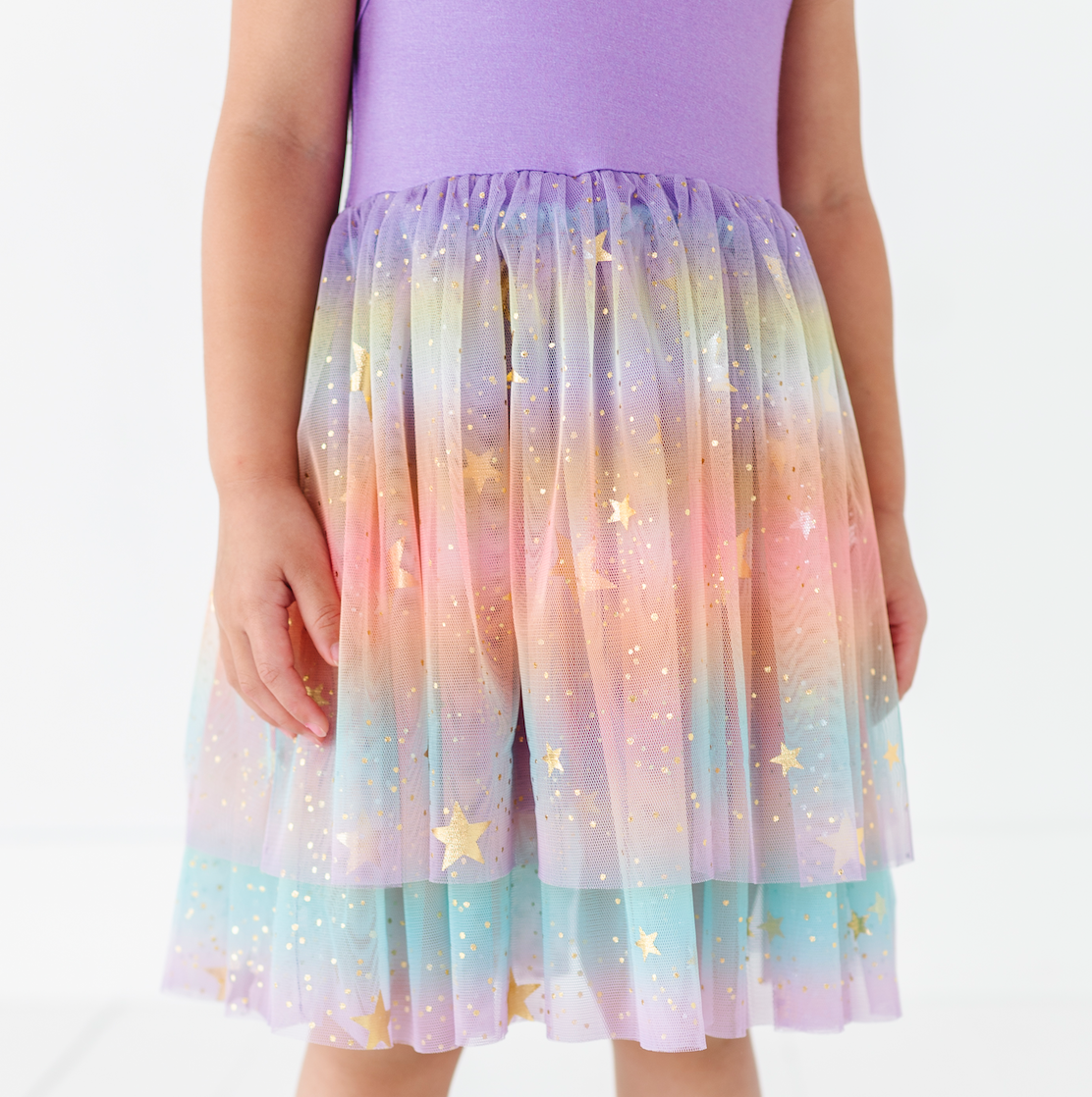 Dress - Kids Astra Rainbow Twinkle Tulle