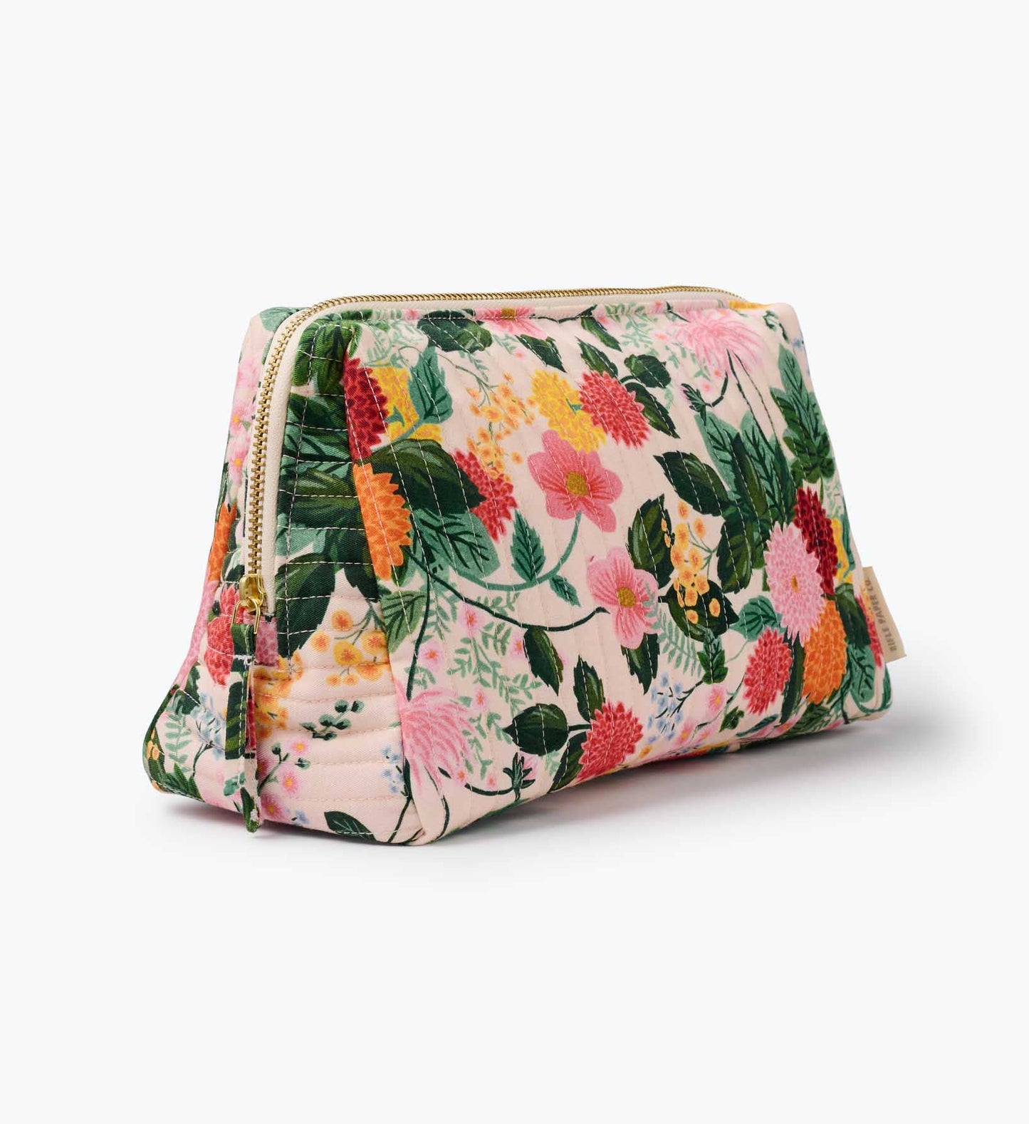 Cosmetic Pouch - Dahlia Quilted Large