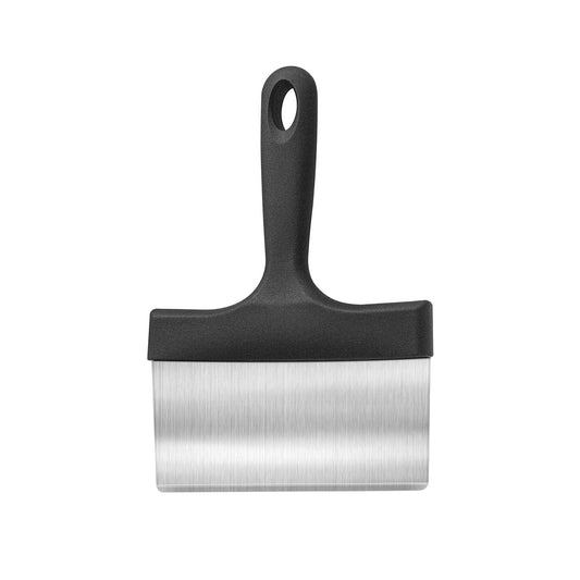 Home and Garden | Outset Stainless Steel Griddle Scraper with Handle,9” x 6.4"
