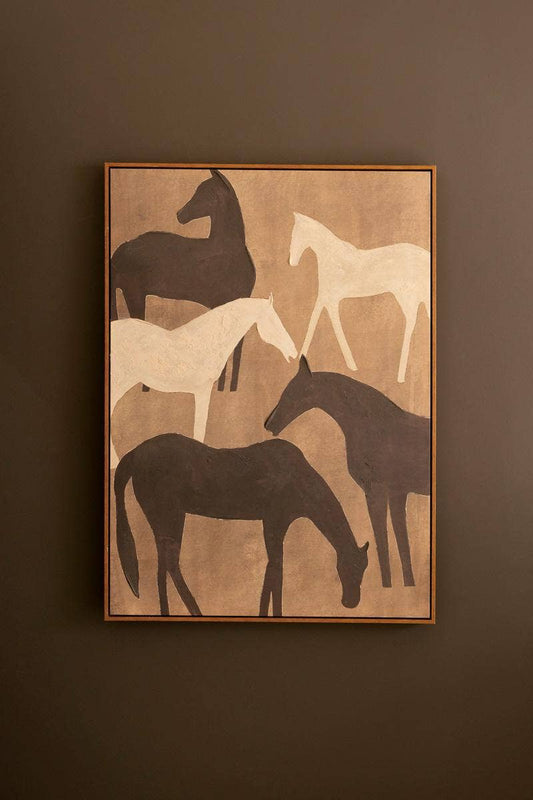 Painting - Five Horses