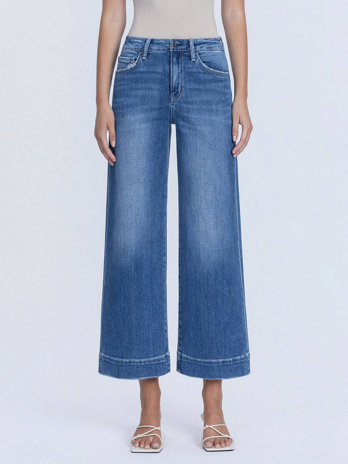 Flying Monkey Jeans - Let It Rain High Rise Wide Leg