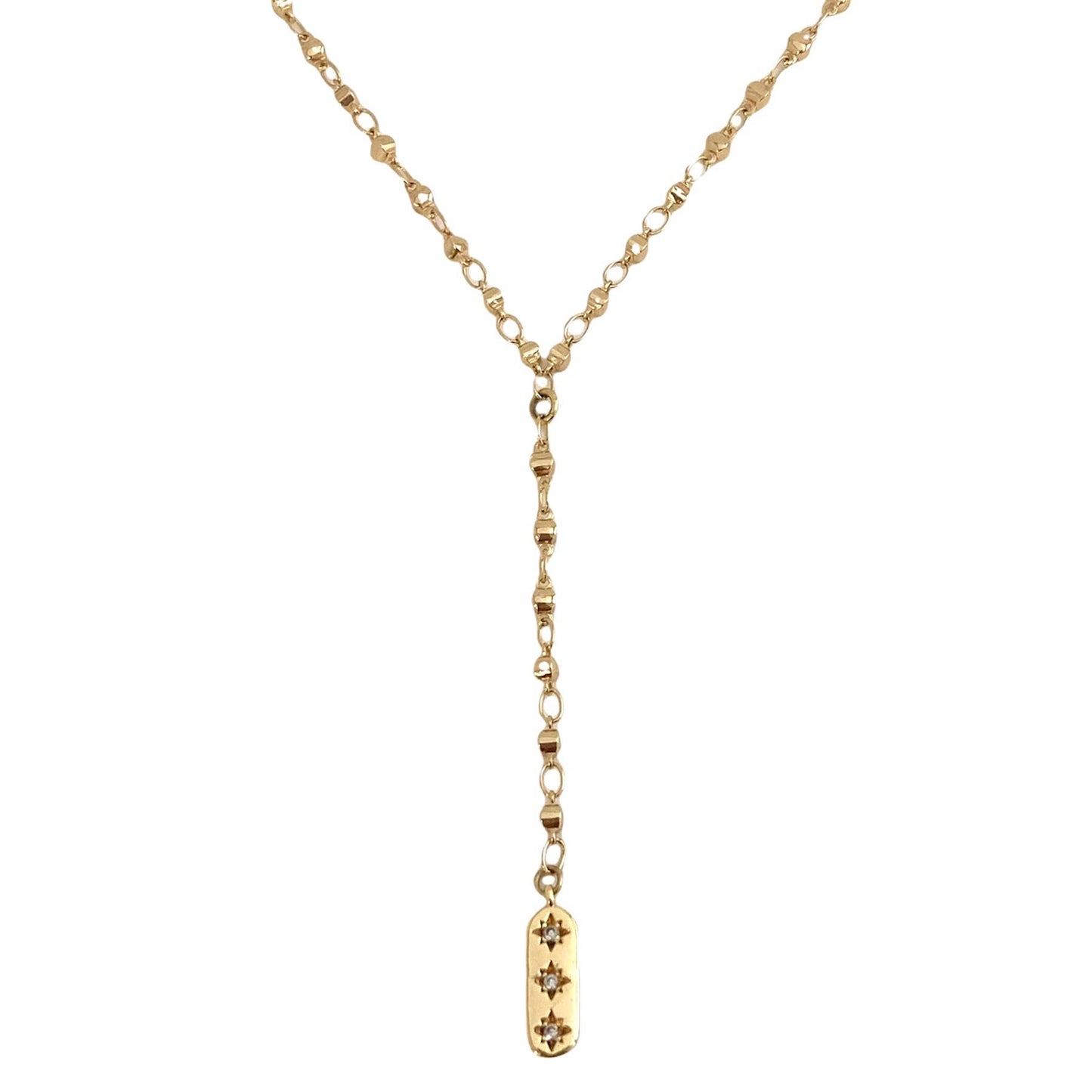 Necklace - Lariat Rosary Beaded Pendant