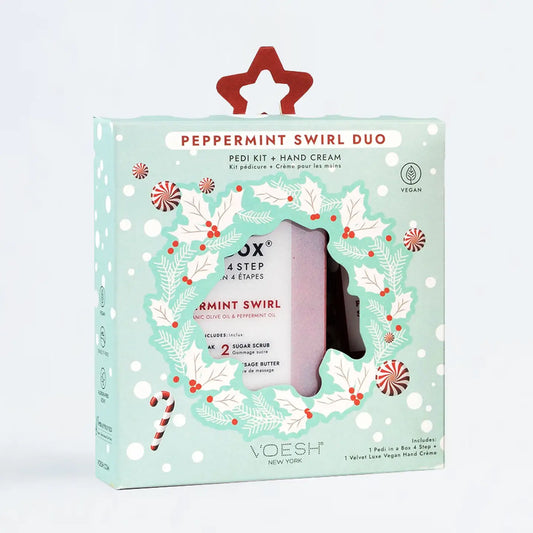 Pedi Duo Kit - Peppermint Swirl