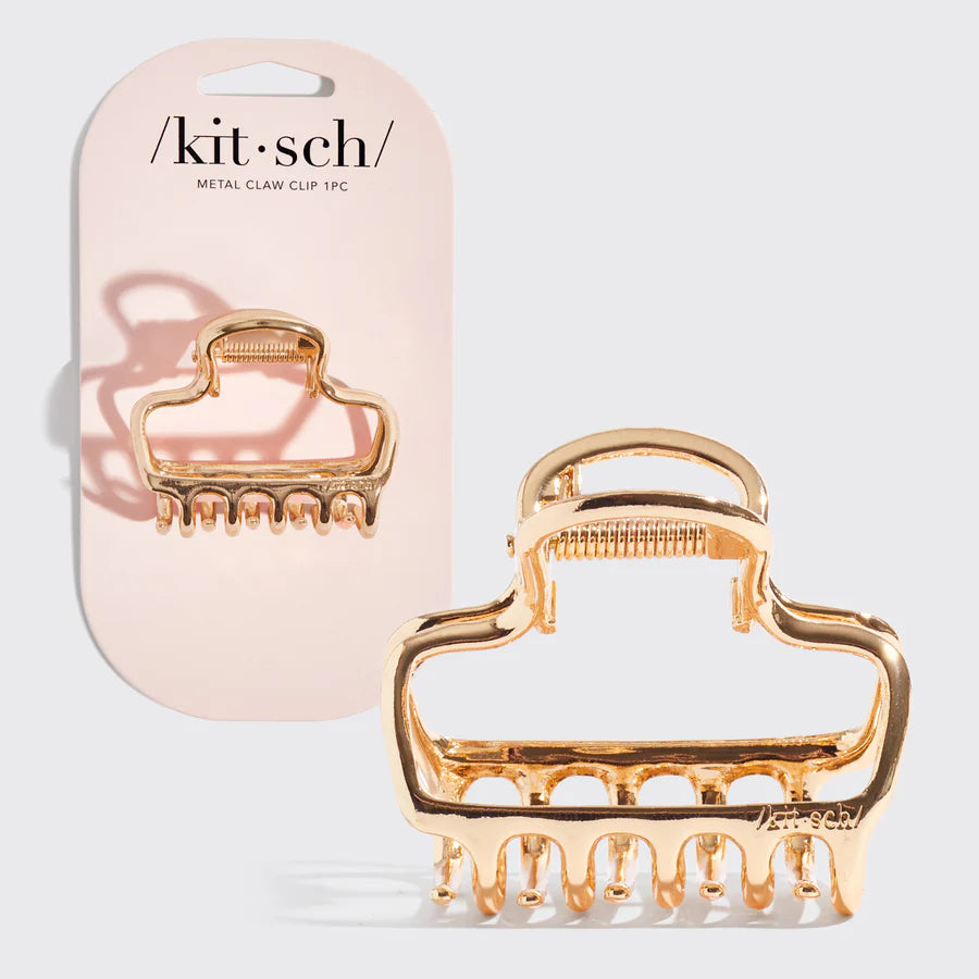 Kitsch Gold Metal Cloud Claw Clip