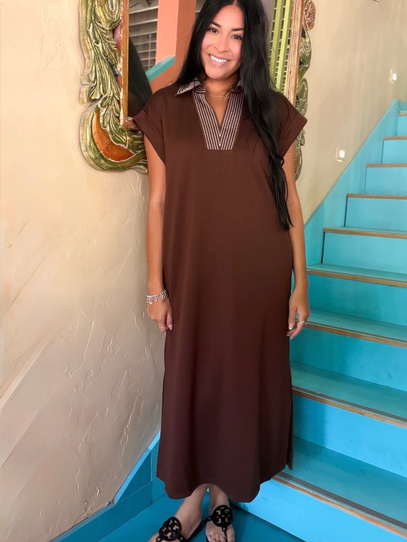 Dress - Jodifl Timeless Chocolate Maxi