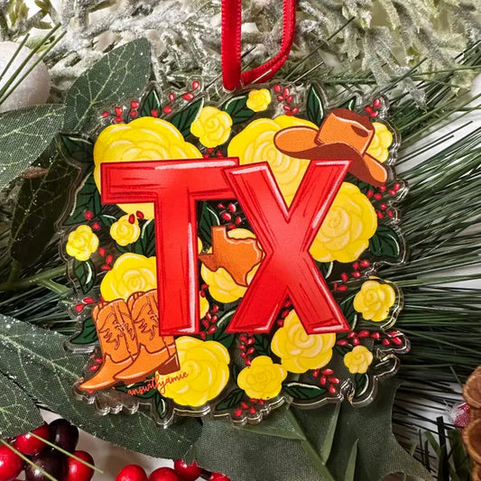 Stationery | Ornament Texas Yellow Rose