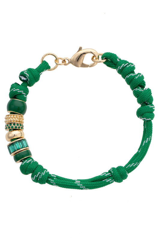 Kelly Green Cord Bracelet