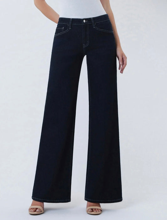 Jeans - Vervet Mid Rise Dark Wash