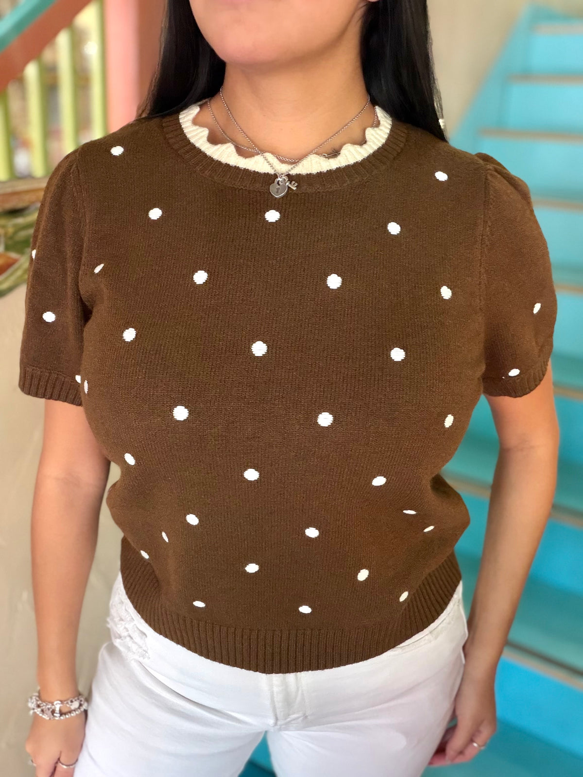 Sweater - Cocoa Confetti Knit