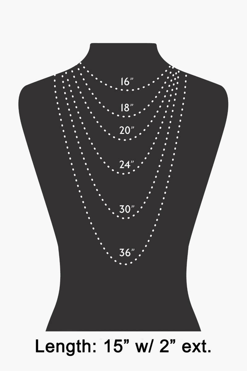 Dainty Mix Bead Charm Necklace