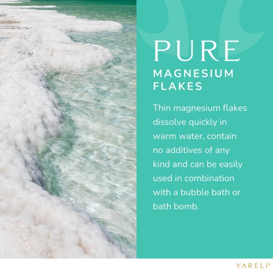 Bath | Lavender Dead Sea Magnesium Bath Flakes for Relaxation