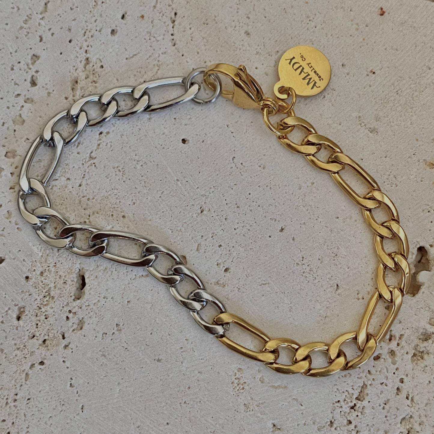 Bracelet - Two Tone Chain Ombre