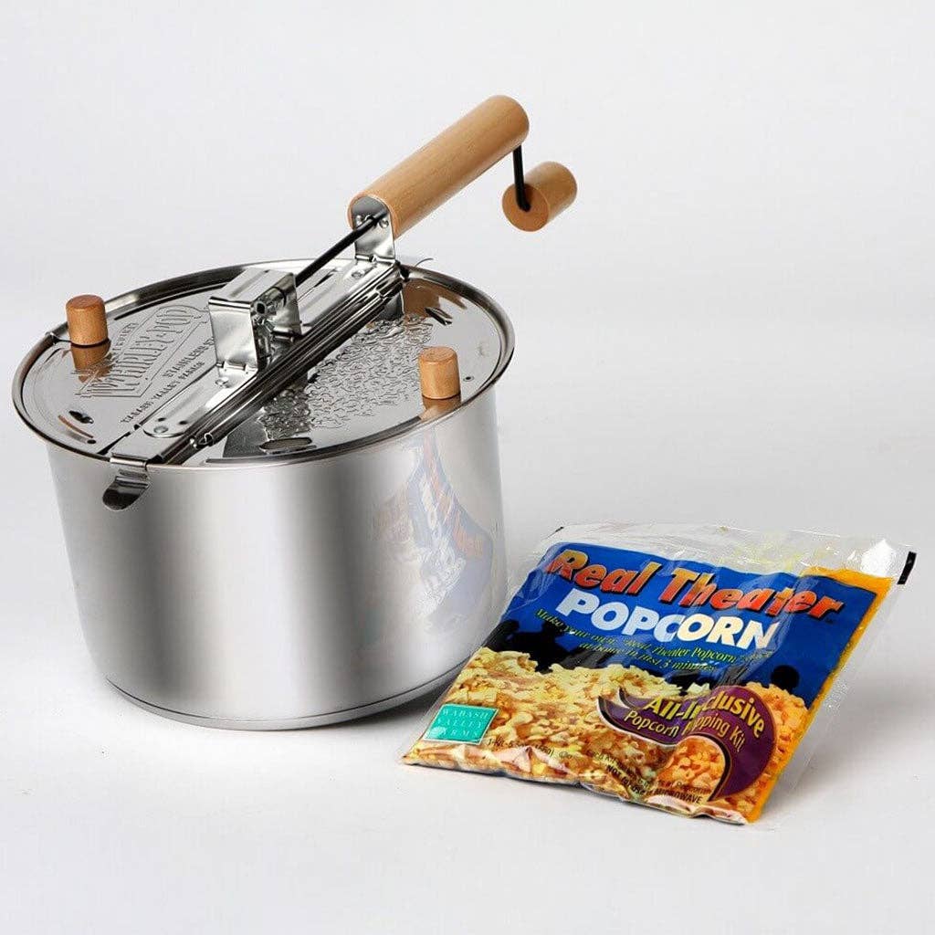 Stainless Steel Whirley Pop Popcorn Popper