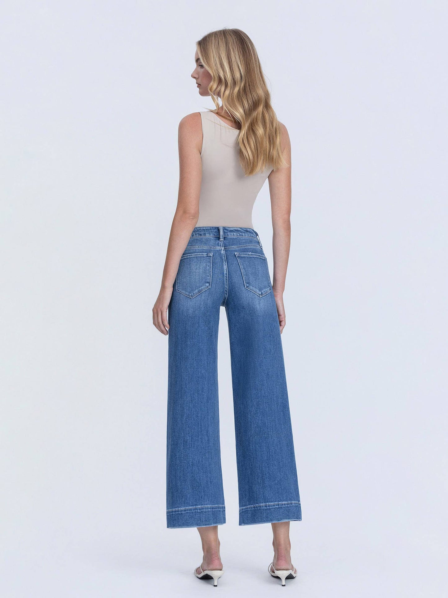Flying Monkey Jeans - Let It Rain High Rise Wide Leg