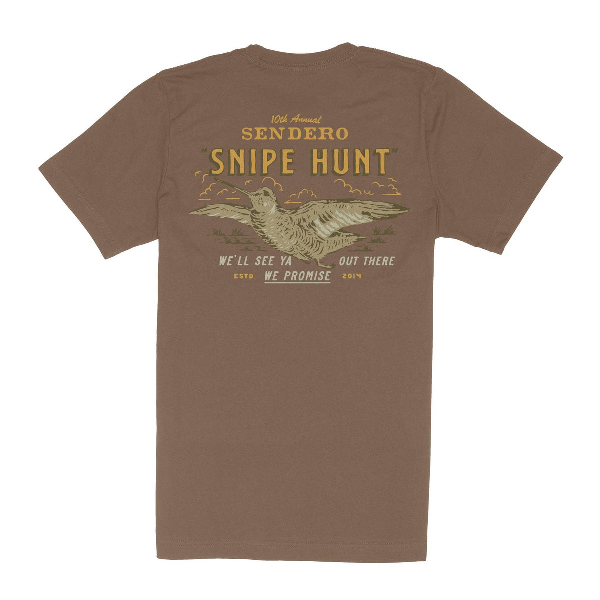 Men&#39;s | Sendero Snipe Hunt T-Shirt: Light Brown