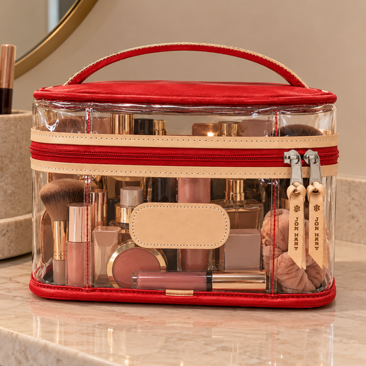 Jon Hart Clear Makeup Case
