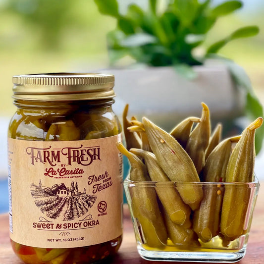 Pantry | Farm Fresh By La Casita Sweet & Spicy Pickled Okra