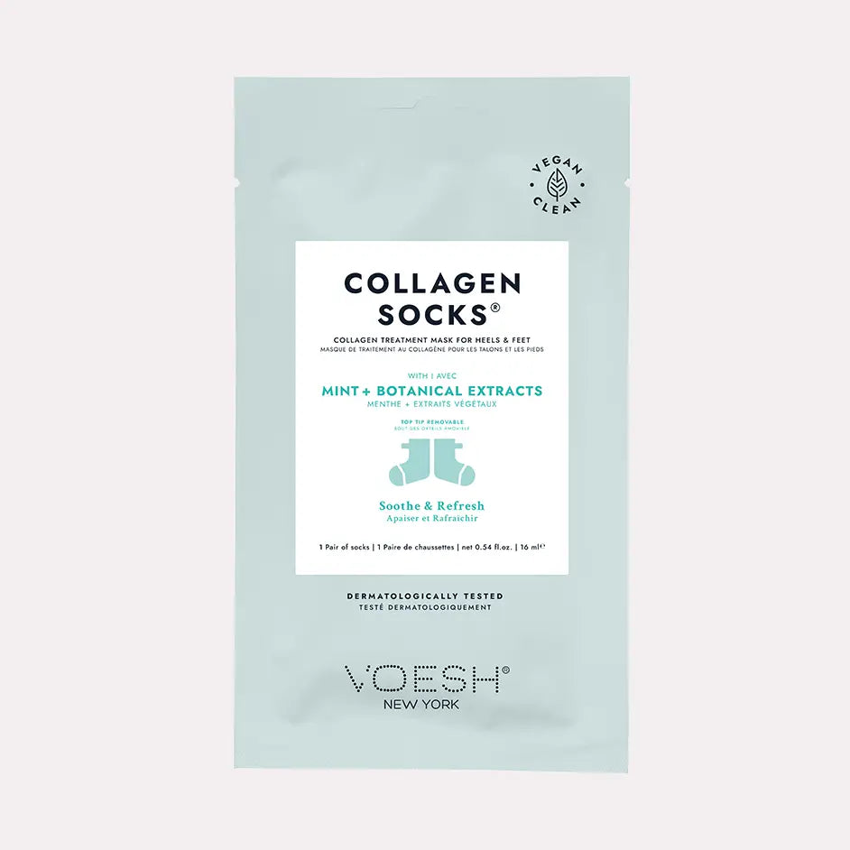 Collagen Socks - Mint + Botanical Extracts