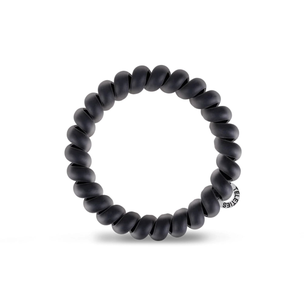 Teleties Large Hair Ties • Matte Black