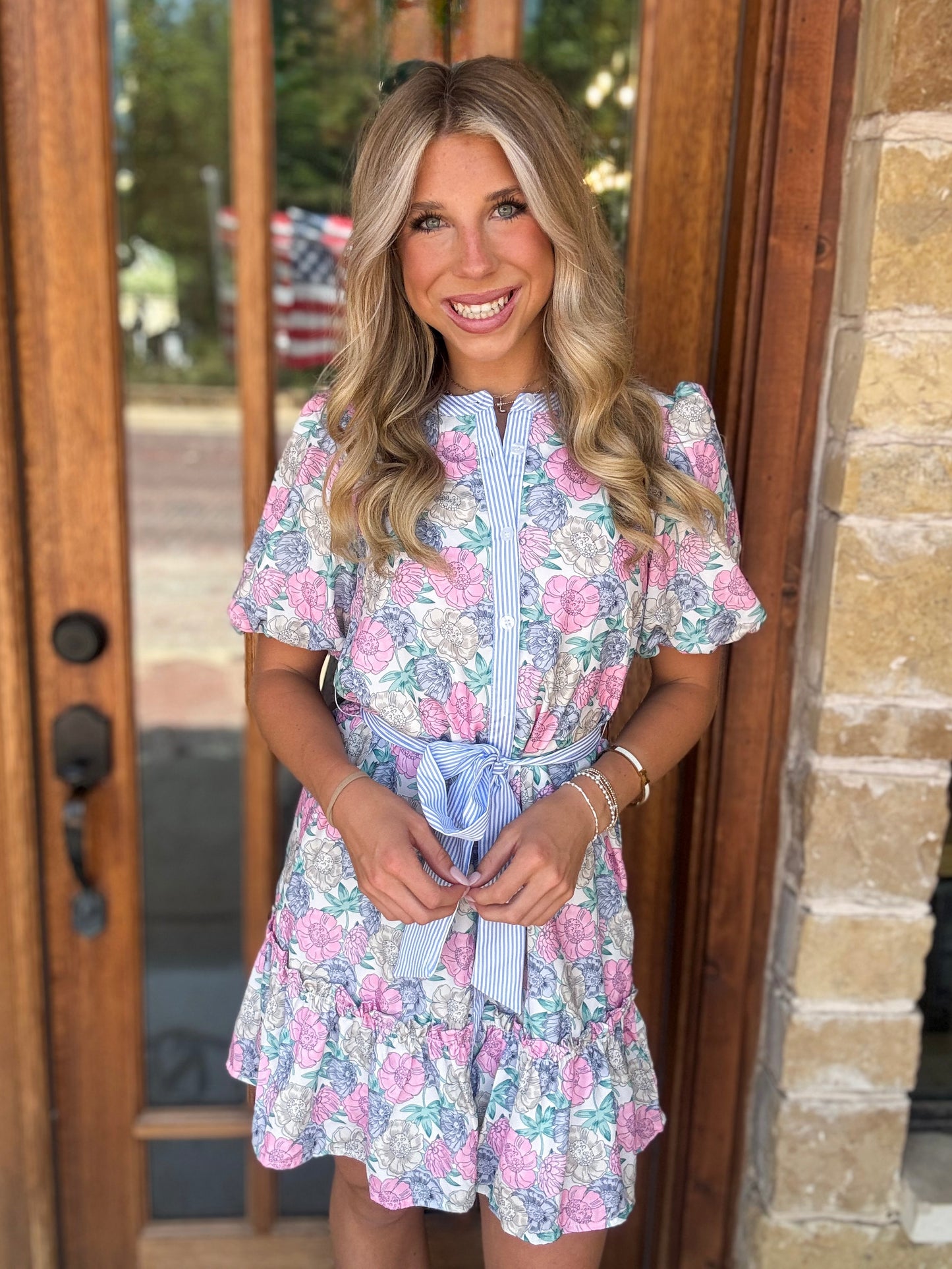 Dress - Blushing Blooms Mini