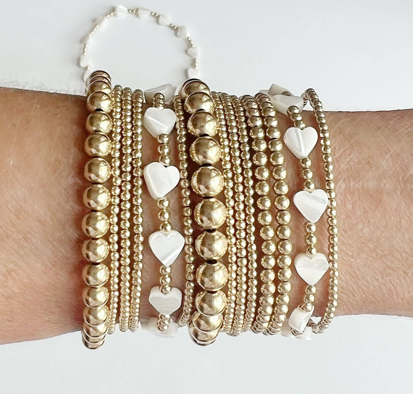 Bracelet - Pippa Heart Pearl