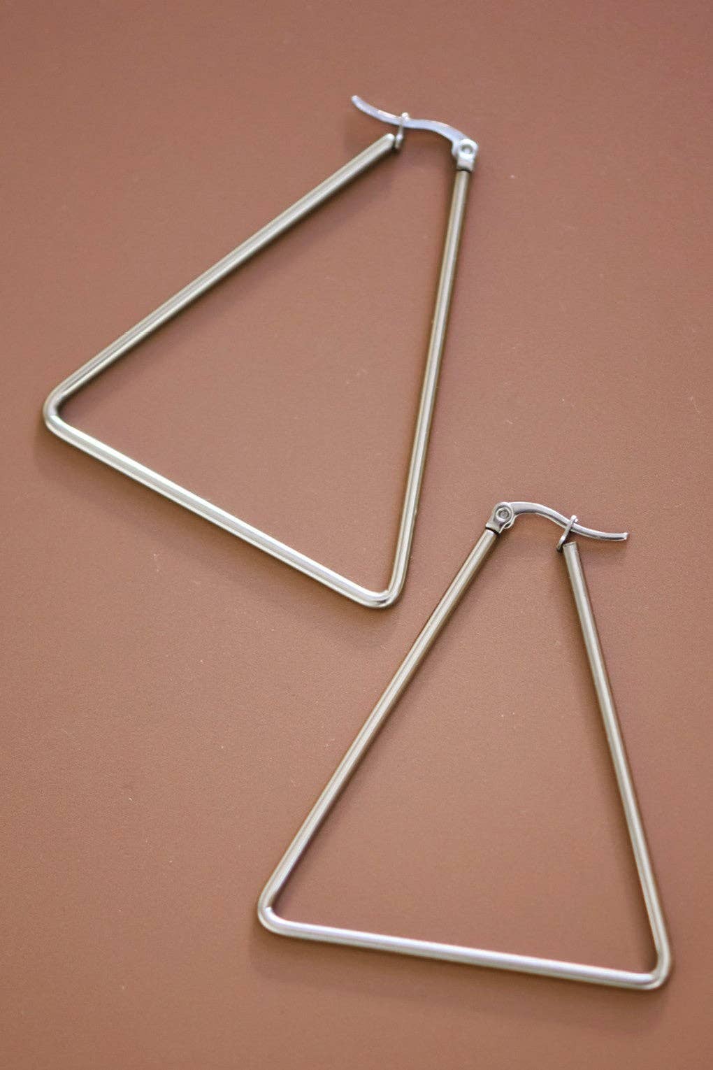 Waterproof Stainless Steel Hoop Earrings