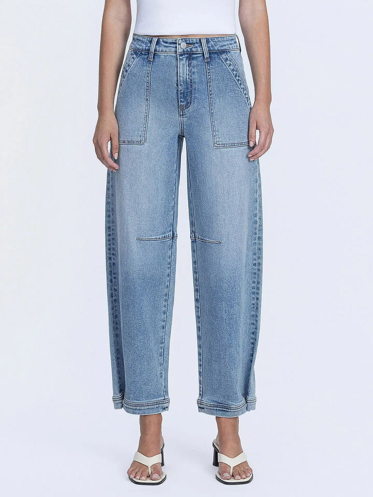 Flying Monkey Jeans - Super High Rise Barrel Leg