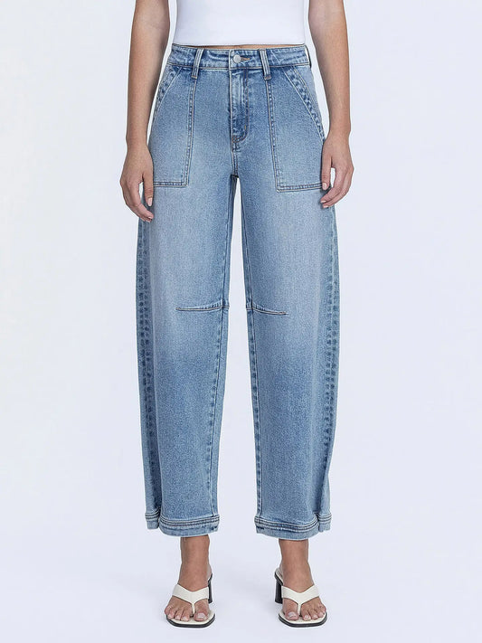 Flying Monkey Jeans - Super High Rise Barrel Leg