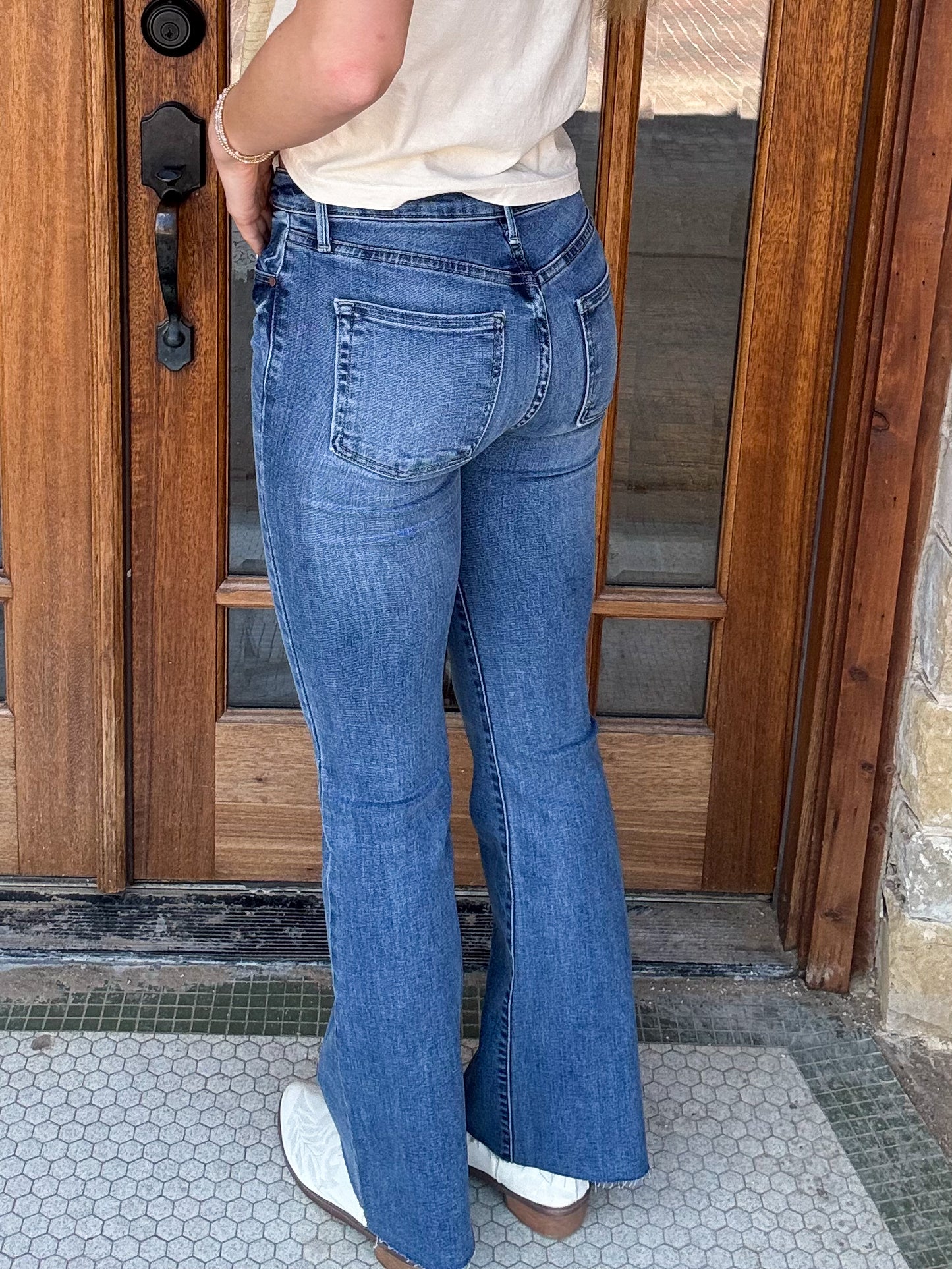 Jeans - High Rise Scissor Cut Flare