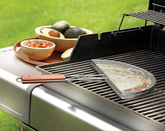 Home and Garden | Outset Quesadilla Basket, Iron, 12" x 16"