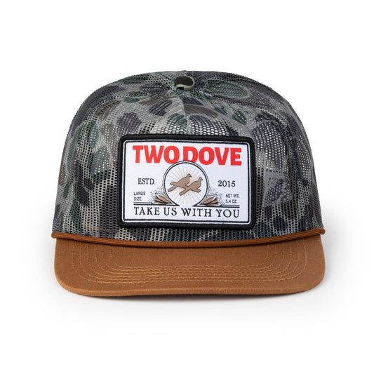 Hat - Golden Patch Camo Mesh