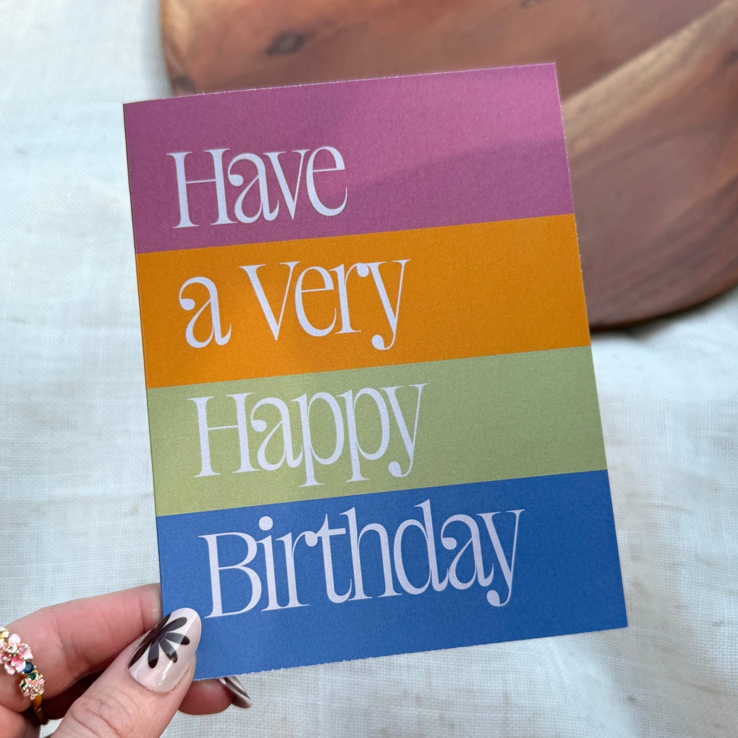 Birthday Card - Have A Very Happy Birthday Colorful