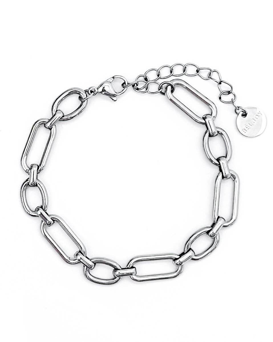 Jewelry | Bracelet Bailey Chain Link SILVER