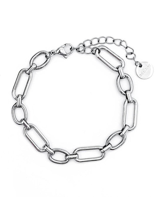 Jewelry | Bracelet Bailey Chain Link SILVER
