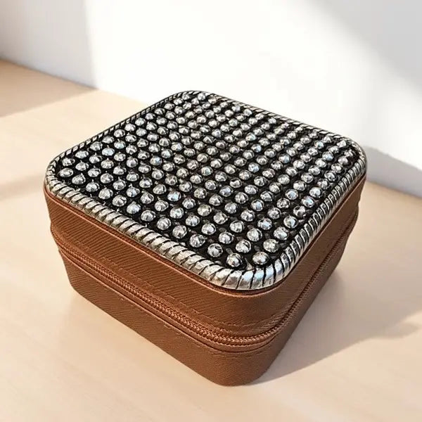 Jewelry Box - Western Brown Bubble