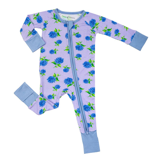Girls | You Had Me At Hydrangea Baby Bamboo Pajamas