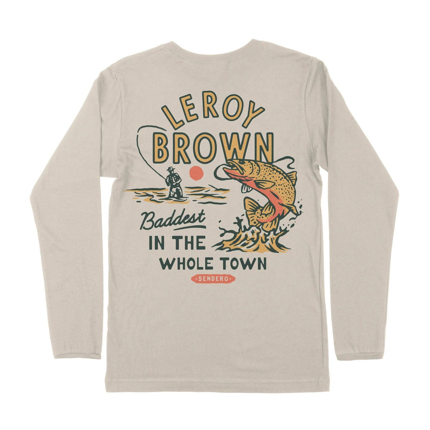 Leroy Brown Long Sleeve T-Shirt: Sand / X-Large