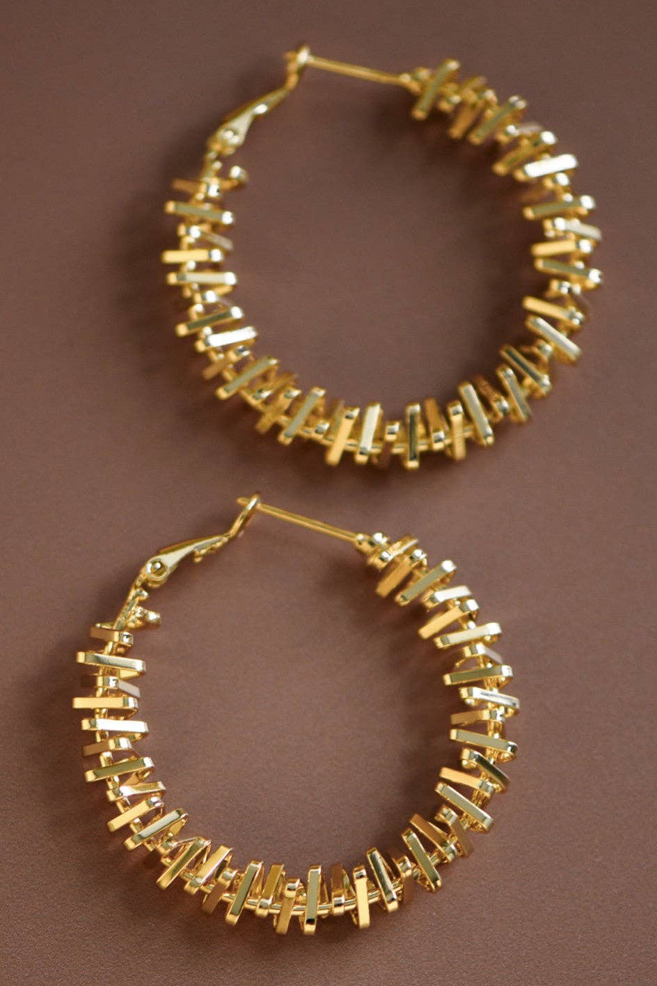 Earrings - Gold PVD Plated Hoop