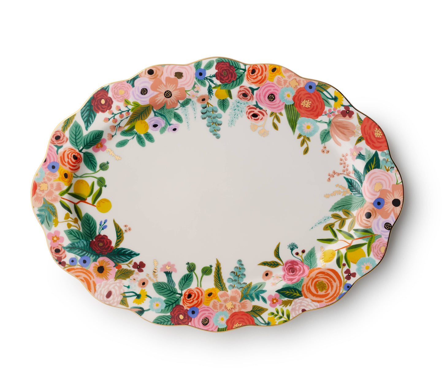 Serving Platter - Garden Party Large Porcelain