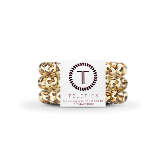 Teleties Small Hair Ties - Leopard