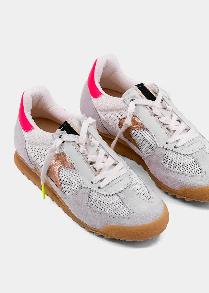 Neon Pop Retro Sneakers