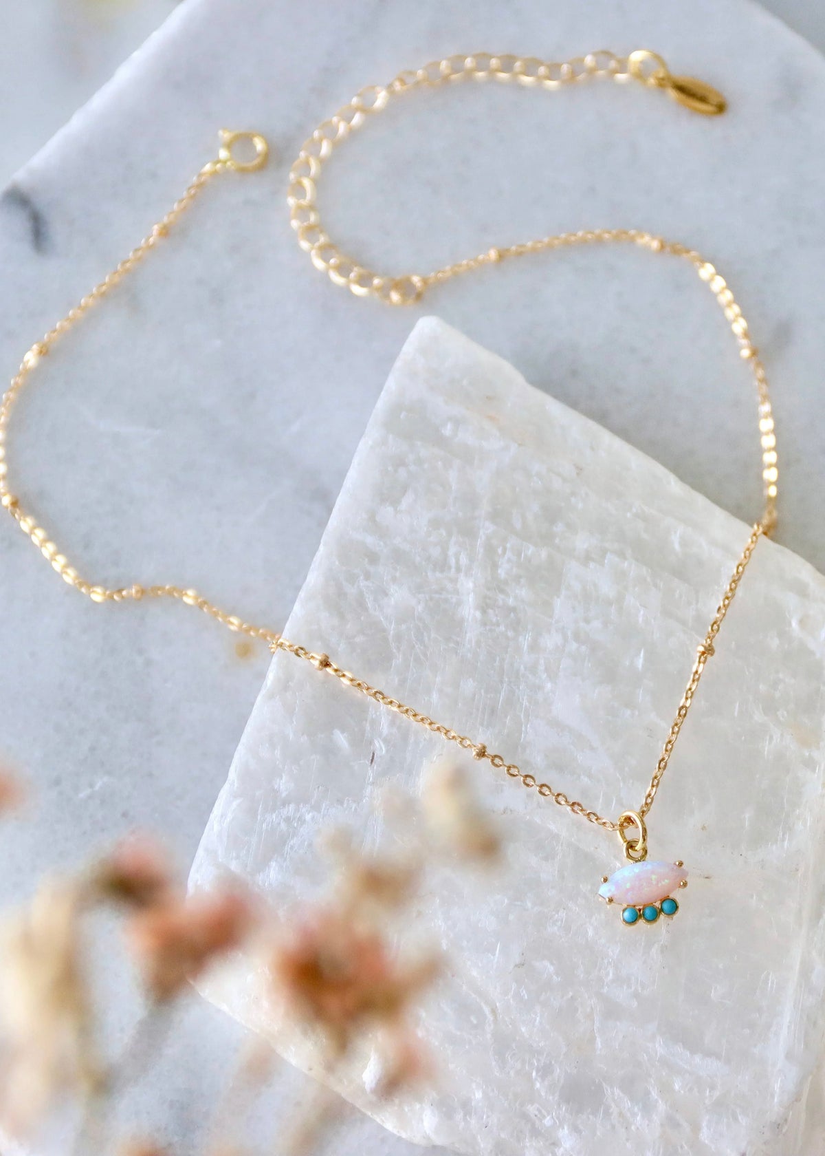 Necklace | Opal &amp; Turquoise Necklace