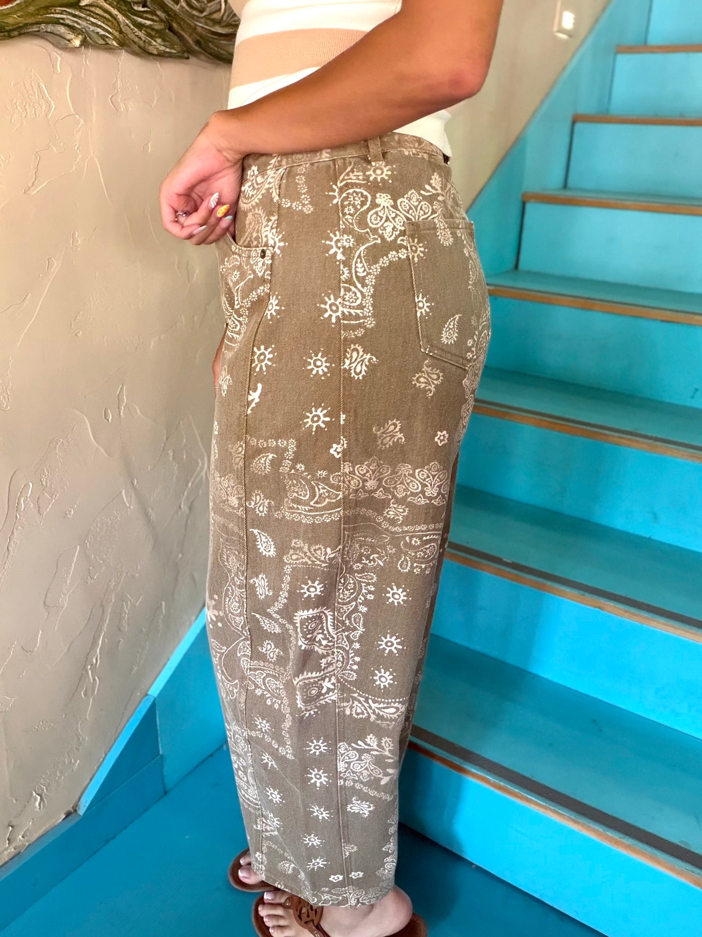 Pants - Desert Paisley Barrel