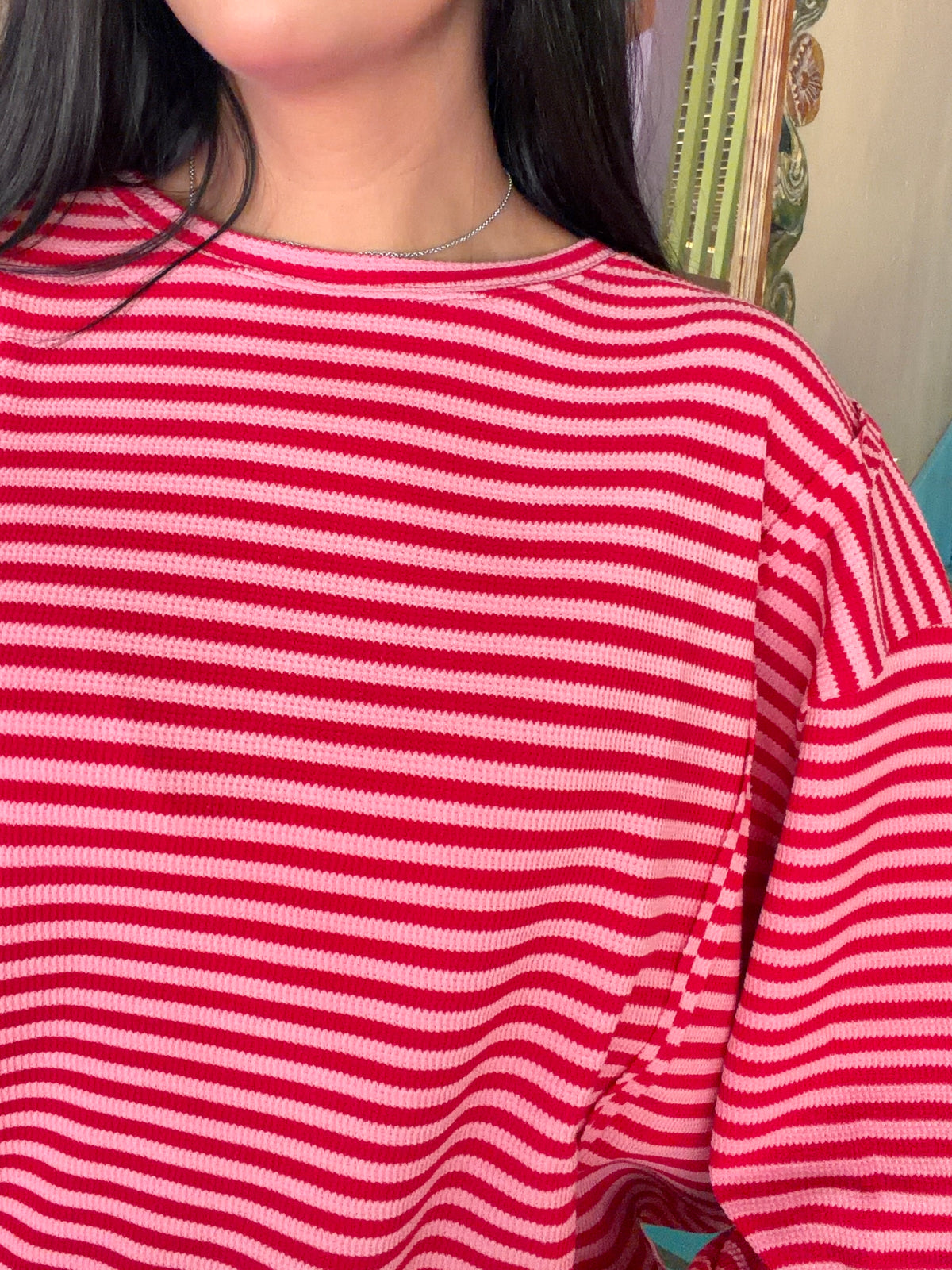 Pullover - Sweetheart Stripe Knit