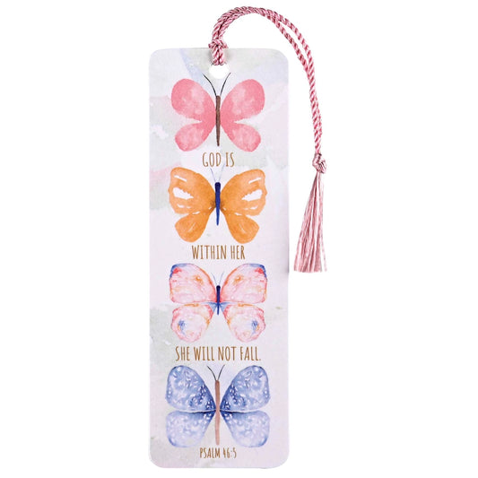 Tassel Bookmark - God Is with Her She Will