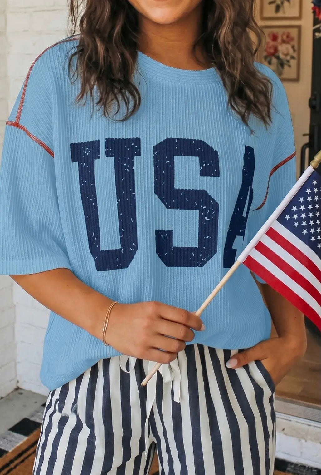 Tee - Ribbed All American