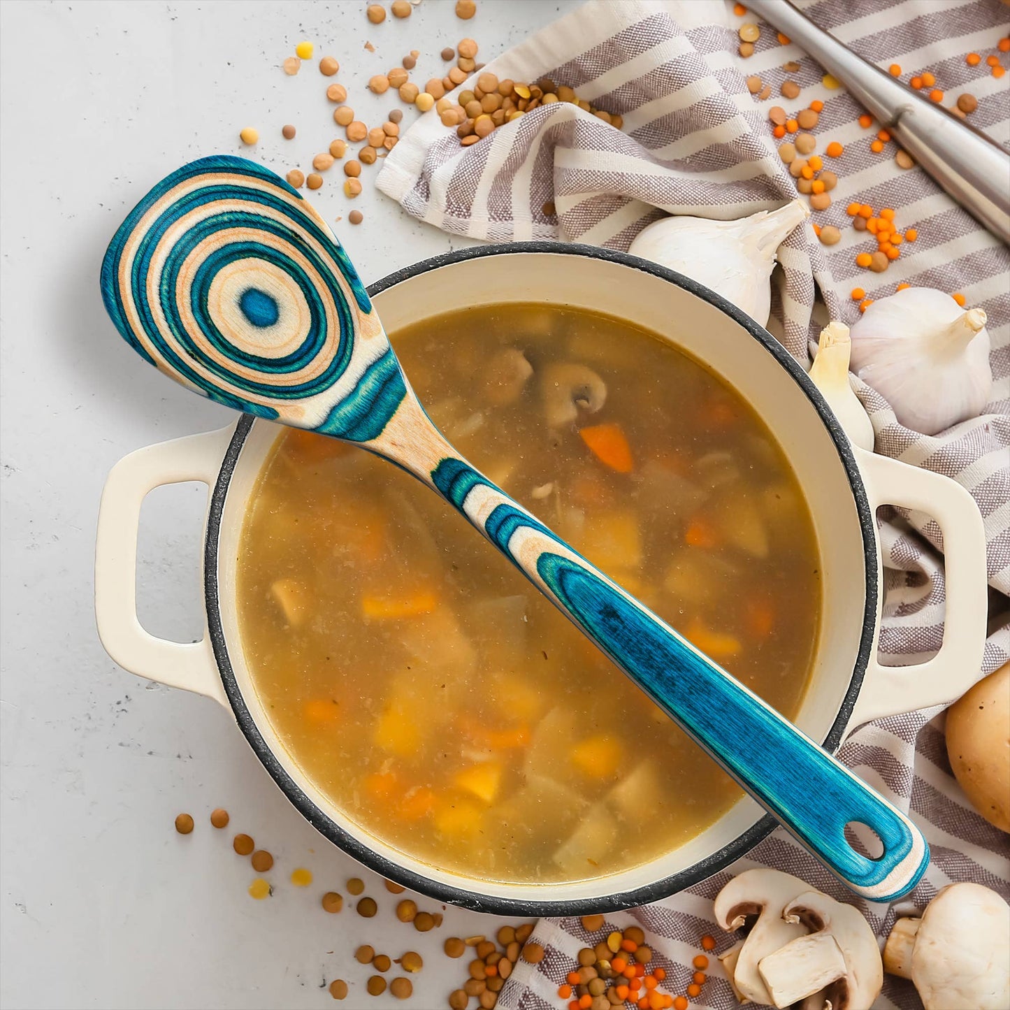 Housewares | Baltique® Mykonos Collection Wooden Cooking Spoon, 12.5"