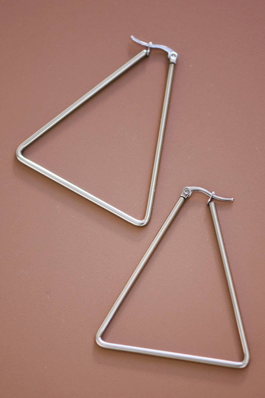 Waterproof Stainless Steel Hoop Earrings