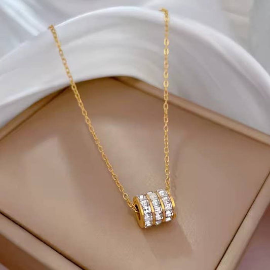 Necklace - 18K STAINLESS STEEL TARNISH FREE BARREL