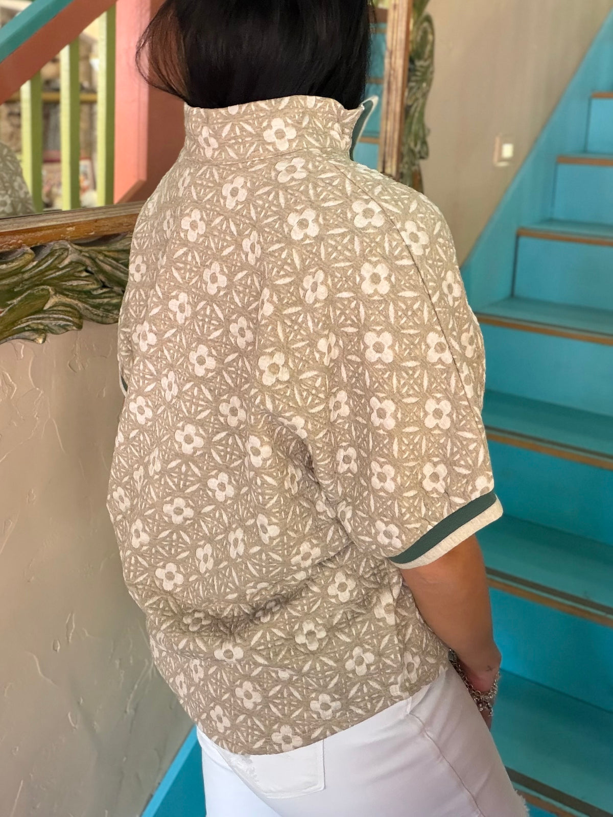 Blouse - Umgee Vintage V-Neck
